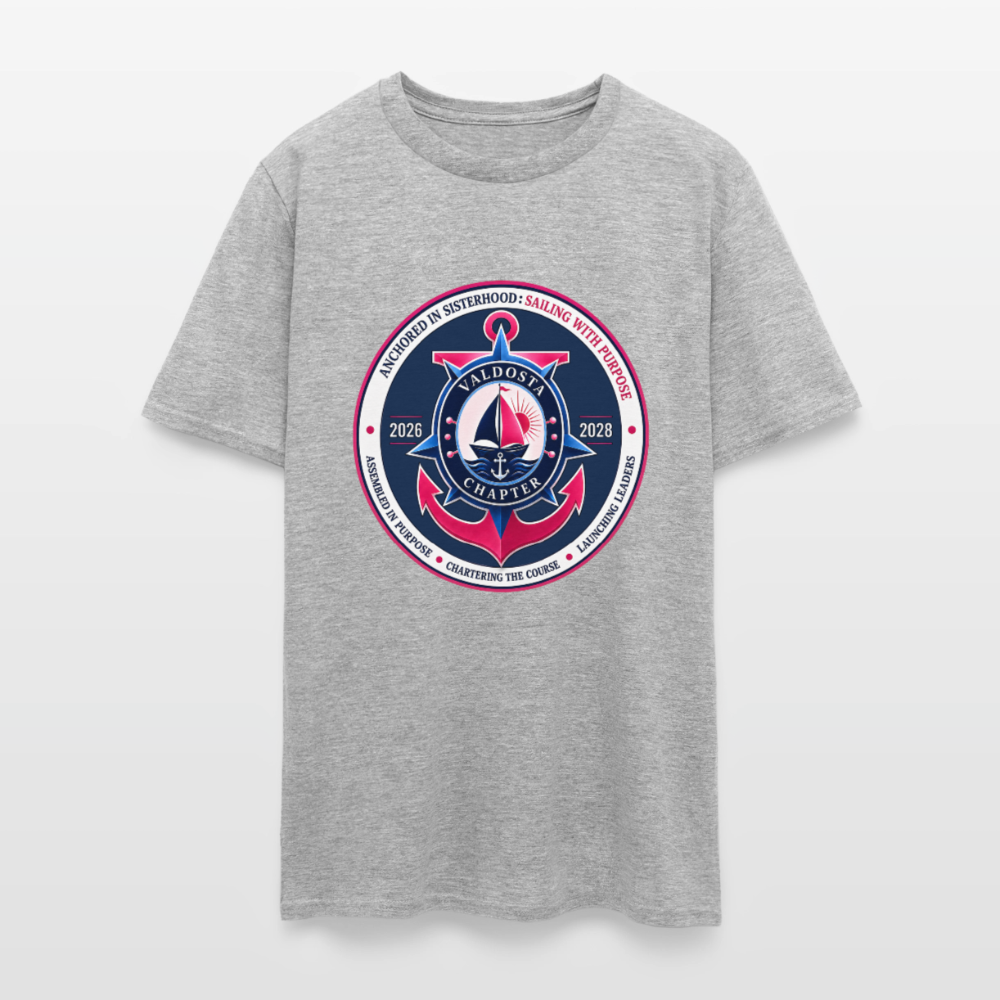 JJOA 2026-2028 Navy Theme Emblem Unisex Shirt - heather gray