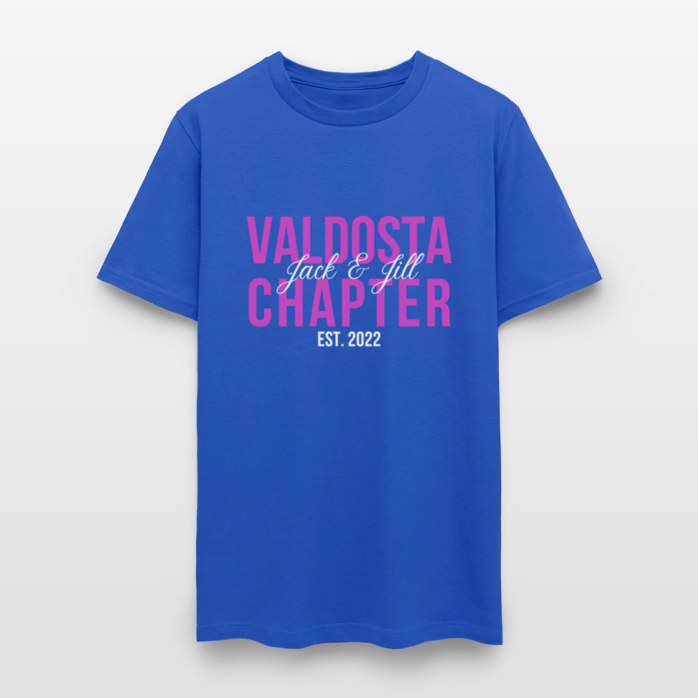 Valdosta Chapter of Jack & Jill Unisex Short Sleeve T-Shirt - royal blue