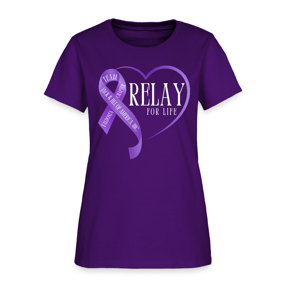 Valdosta JJOA Relay For Life Women's T-Shirt - purple