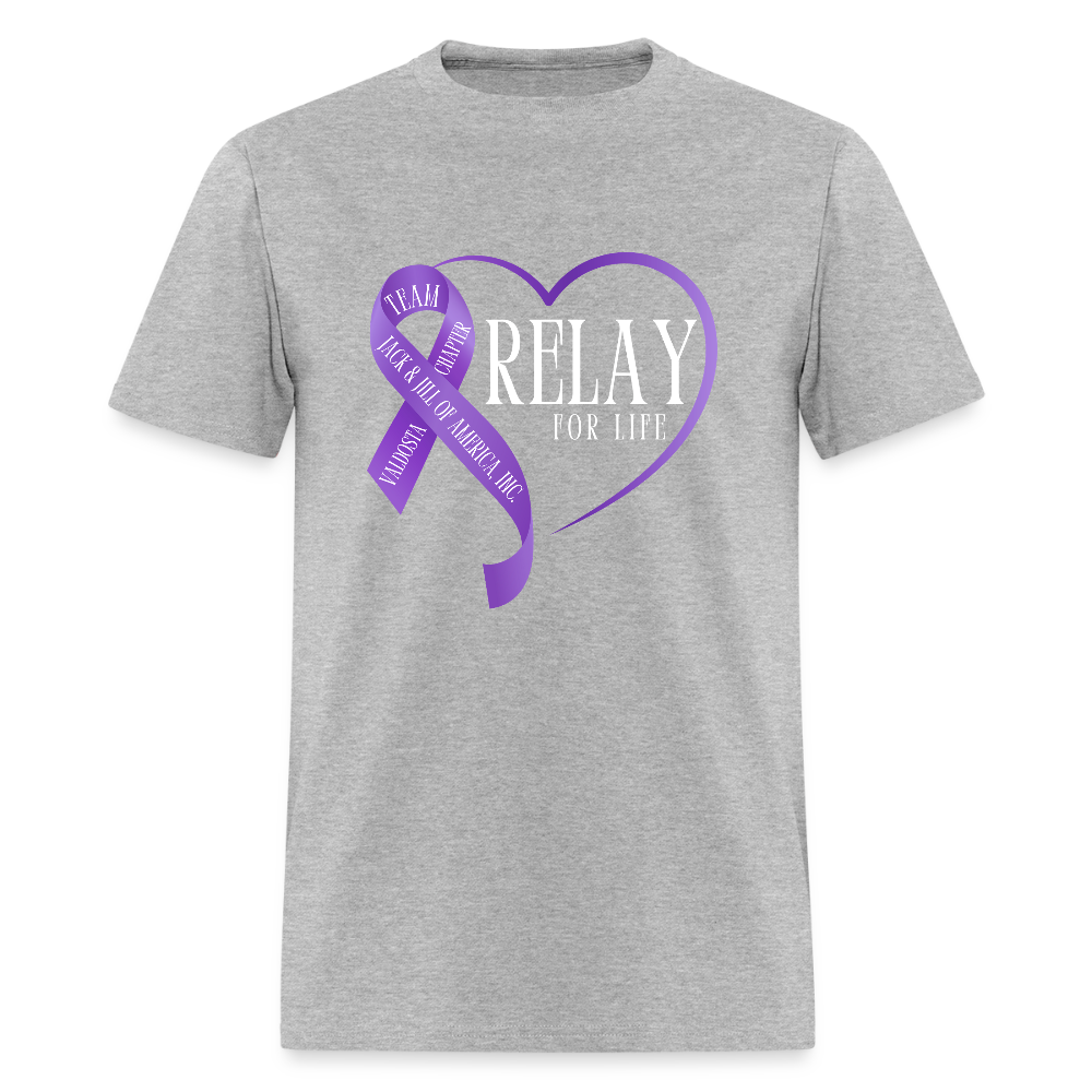 Valdosta JJOA Relay For Life Men's T-Shirt - heather gray
