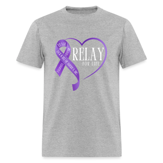 Valdosta JJOA Relay For Life Men's T-Shirt - heather gray
