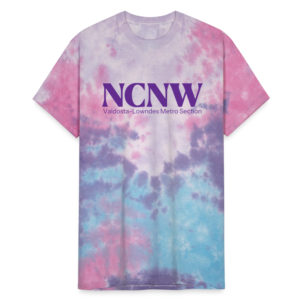 NCNW Valdosta-Lowndes Metro Section Unisex Tie Dye T-Shirt - cotton candy