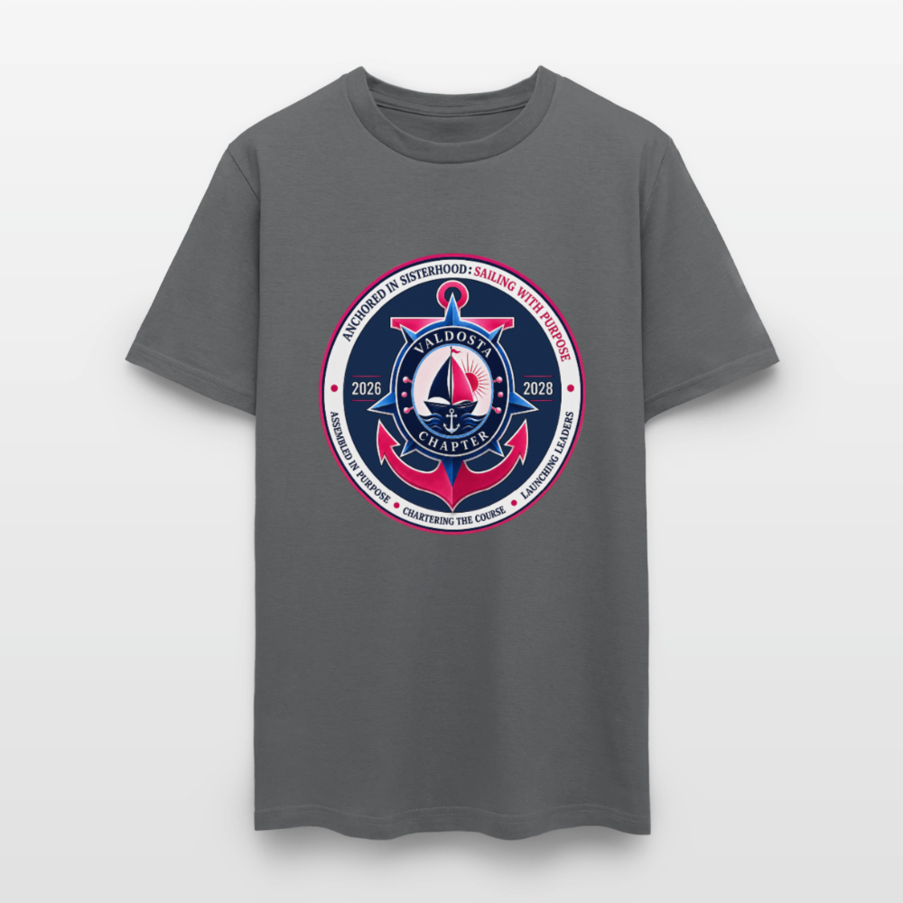 JJOA 2026-2028 Navy Theme Emblem Unisex Shirt - charcoal