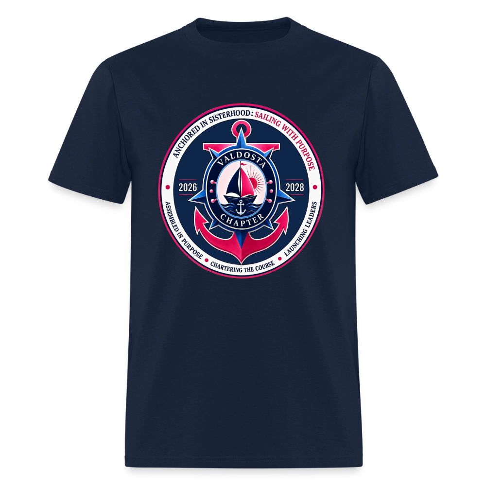 JJOA 2026-2028 Navy Theme Emblem Unisex Shirt - navy