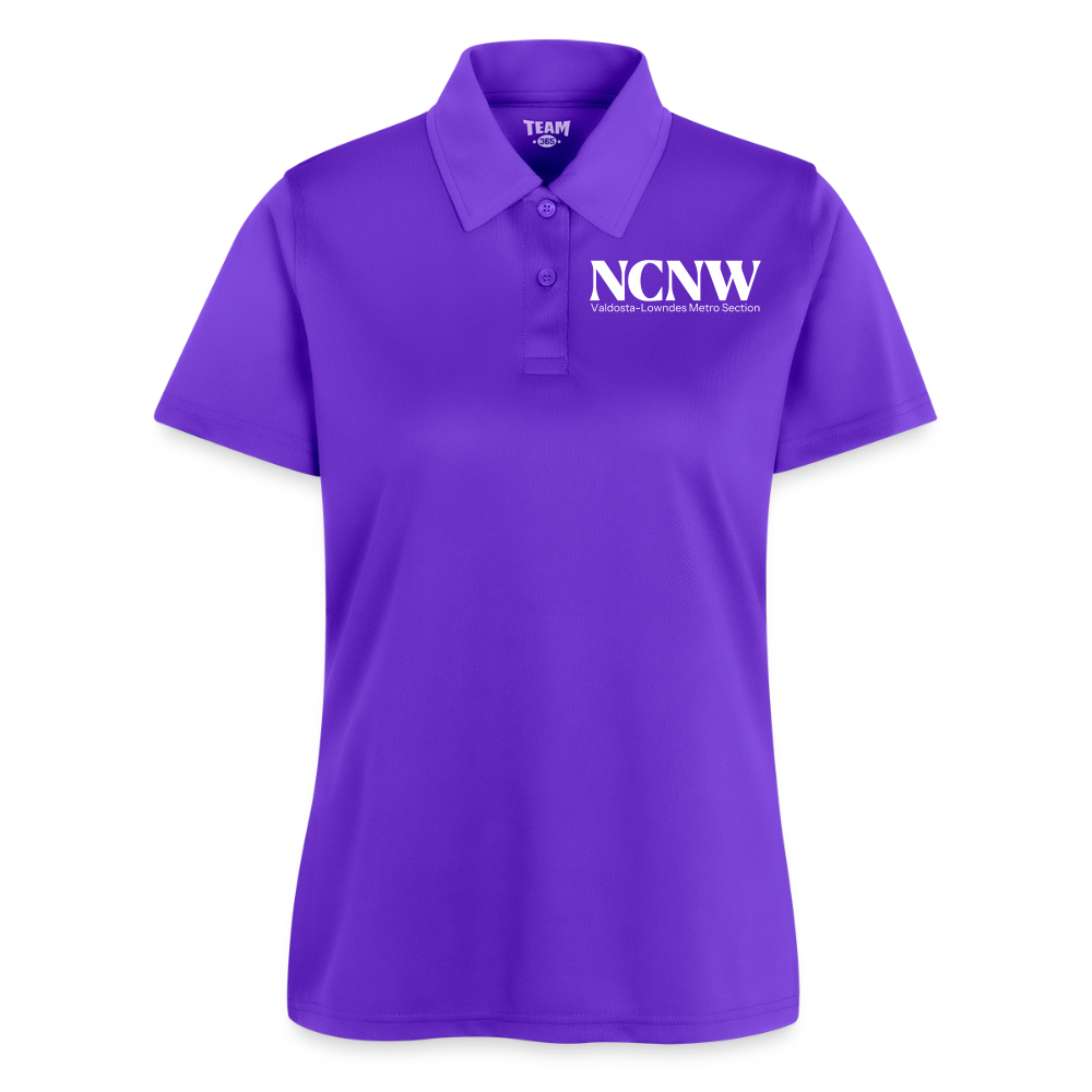 Valdosta-Lowndes Metro Section NCNW Ladies' Command Snag Protection Polo - purple