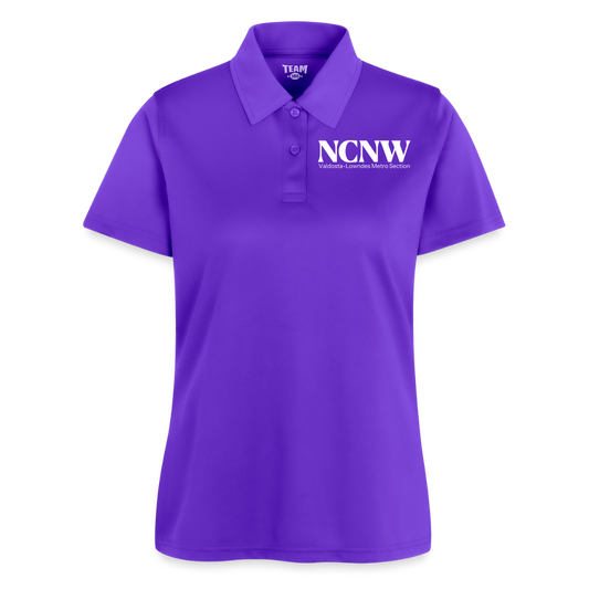 Valdosta-Lowndes Metro Section NCNW Ladies' Command Snag Protection Polo - purple
