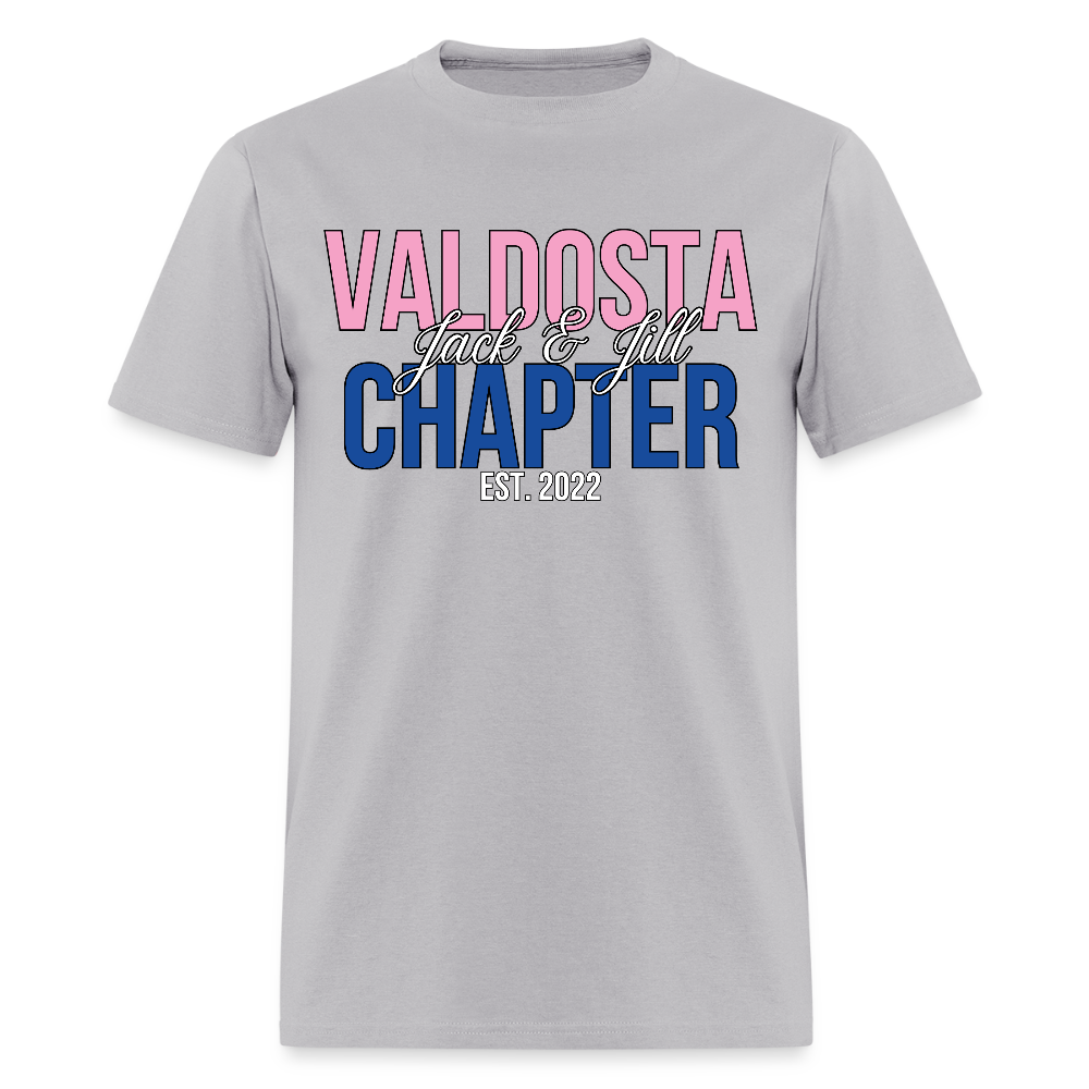Valdosta Chapter of Jack and Jill (Pink & Blue) Unisex T-Shirt - gravel 