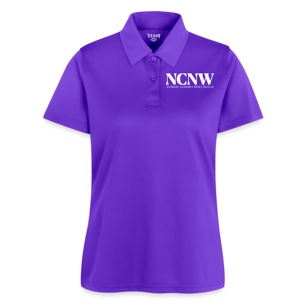 Valdosta-Lowndes Metro Section NCNW Ladies' Command Snag Protection Polo - purple