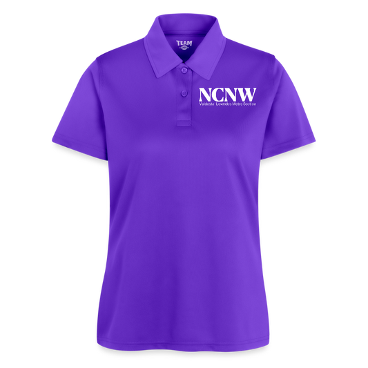 Valdosta-Lowndes Metro Section NCNW Ladies' Command Snag Protection Polo - purple