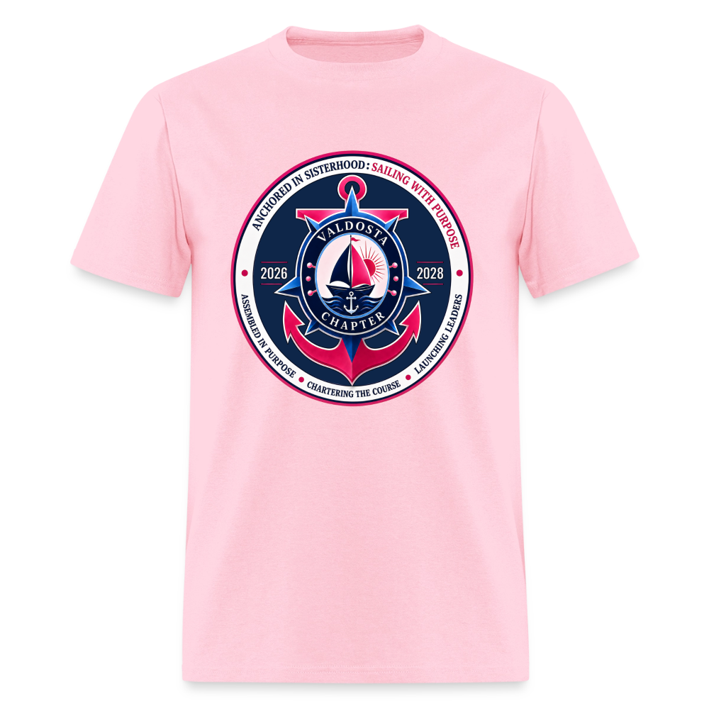 JJOA 2026-2028 Navy Theme Emblem Unisex Shirt - pink