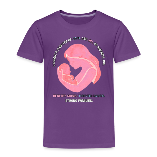 JJOA March of Dimes Toddler Premium T-Shirt - purple