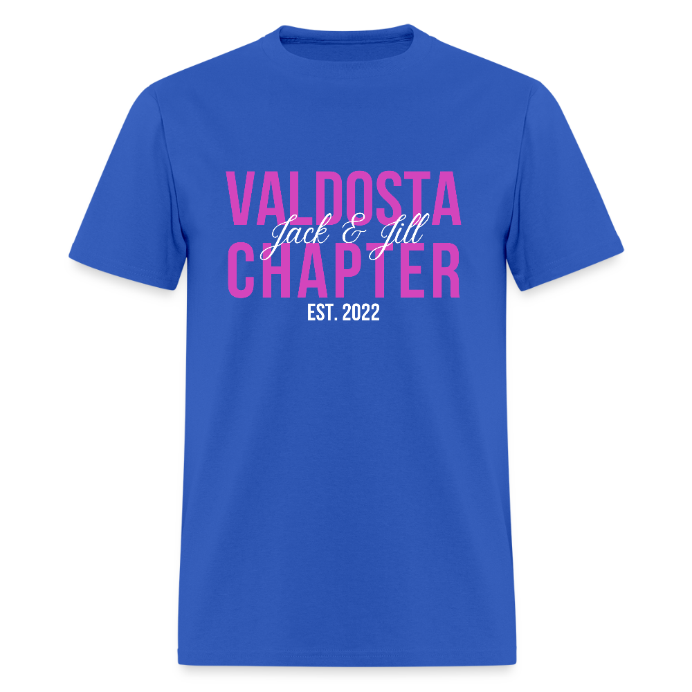 Valdosta Chapter of Jack & Jill Unisex Short Sleeve T-Shirt - royal blue