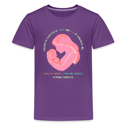 JJOA March of Dimes Kids' Premium T-Shirt - purple