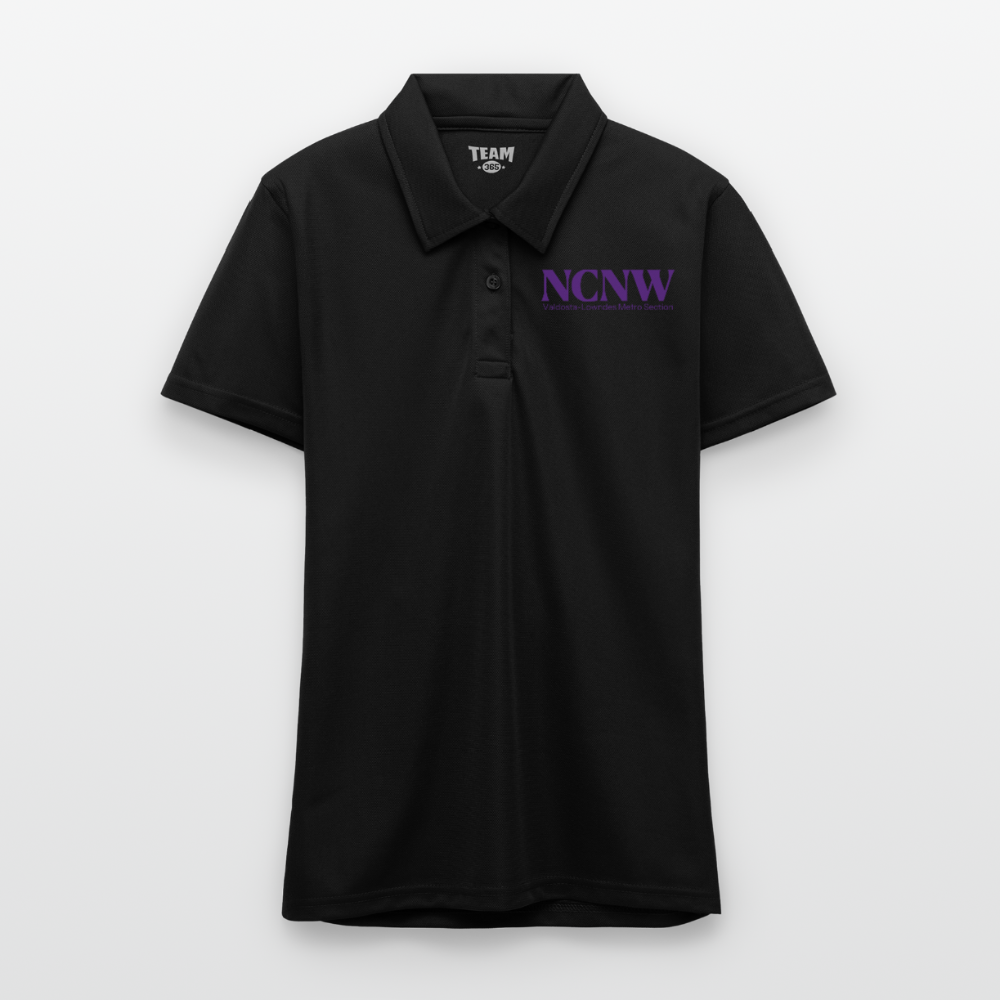 Valdosta-Lowndes Metro Section NCNW (Purple) Ladies' Command Snag Protection Polo - black