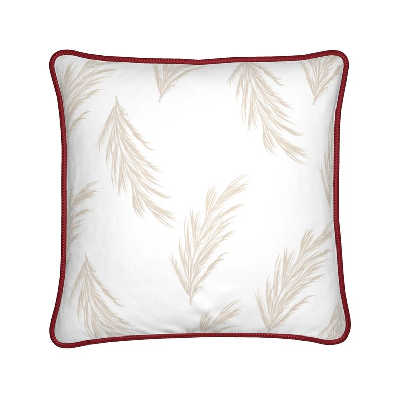 Delicate Pampas Bespoke Silk Cushions