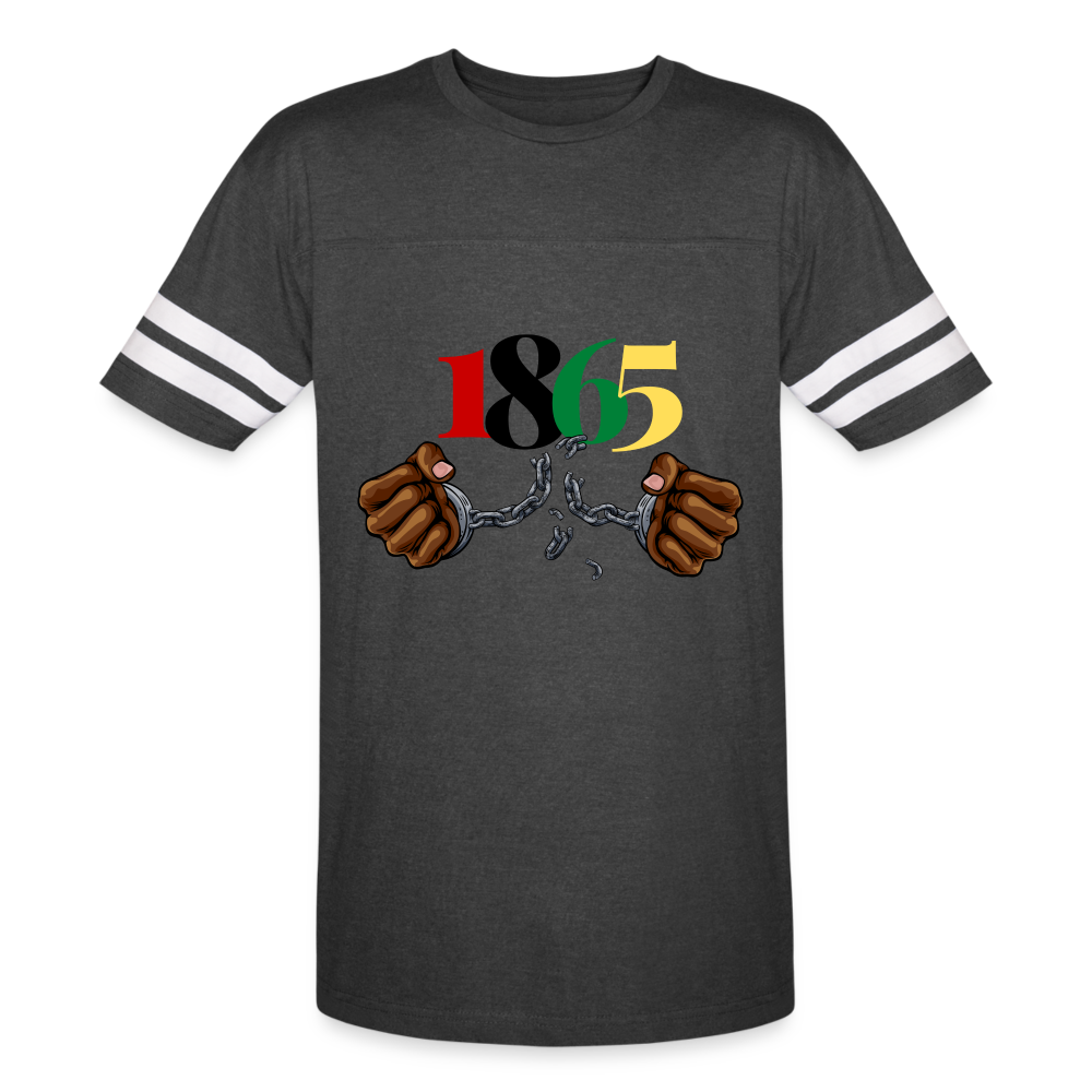 1865 Juneteenth Vintage Sport T-Shirt - vintage smoke/white