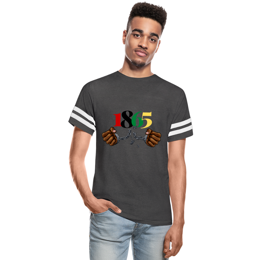 1865 Juneteenth Vintage Sport T-Shirt - vintage smoke/white
