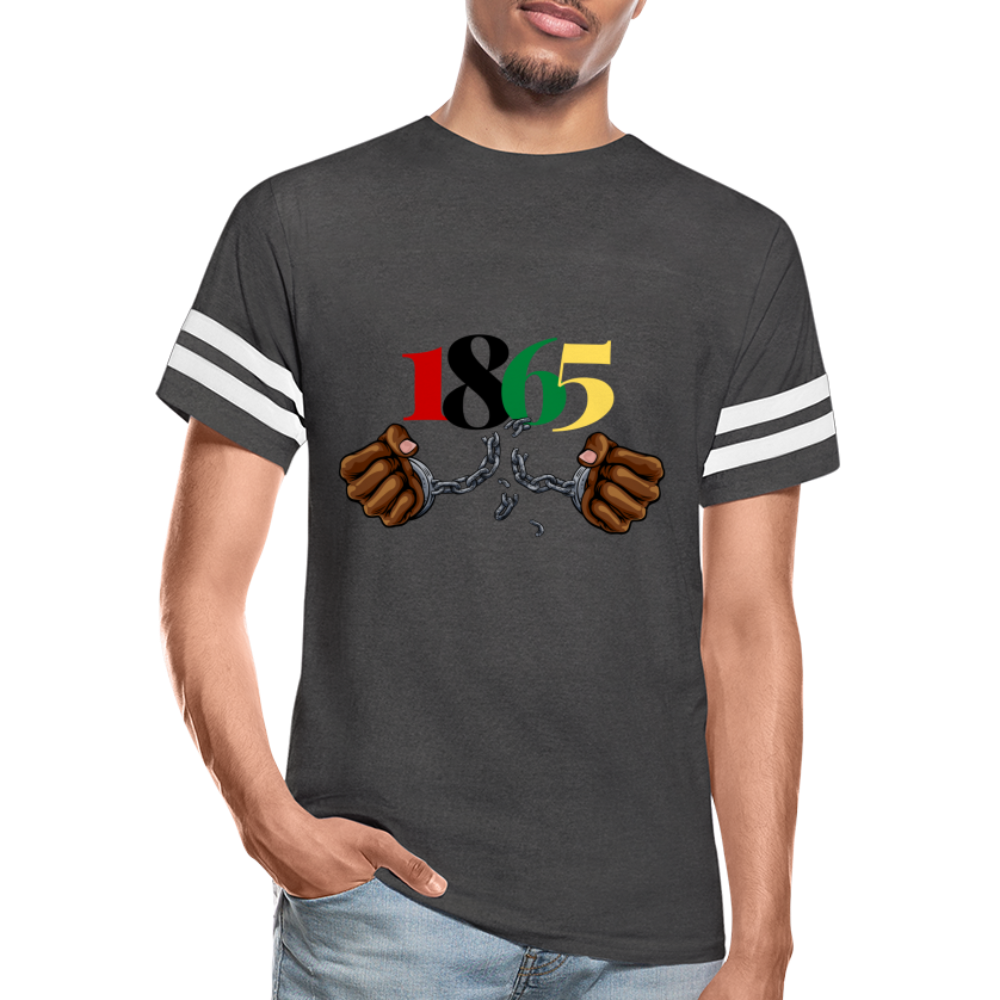 1865 Juneteenth Vintage Sport T-Shirt - vintage smoke/white