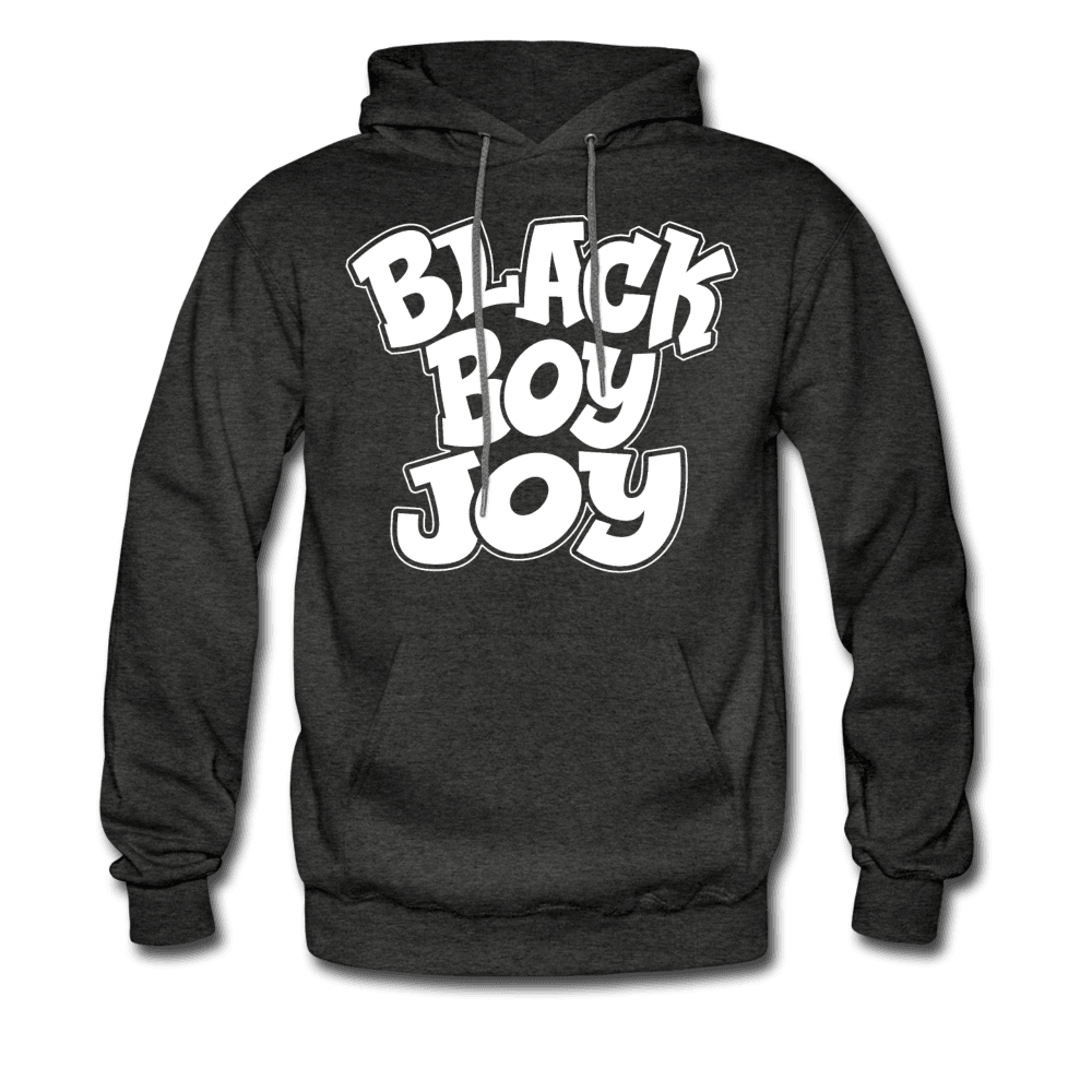 Black Boy Joy Men's Hoodie (Style 2) - Chocolate Ancestor