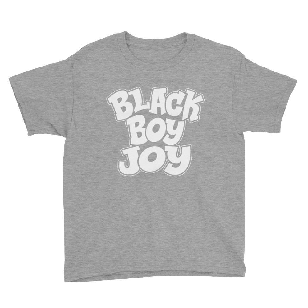 Black Boy Joy Youth Short Sleeve T-Shirt - Chocolate Ancestor