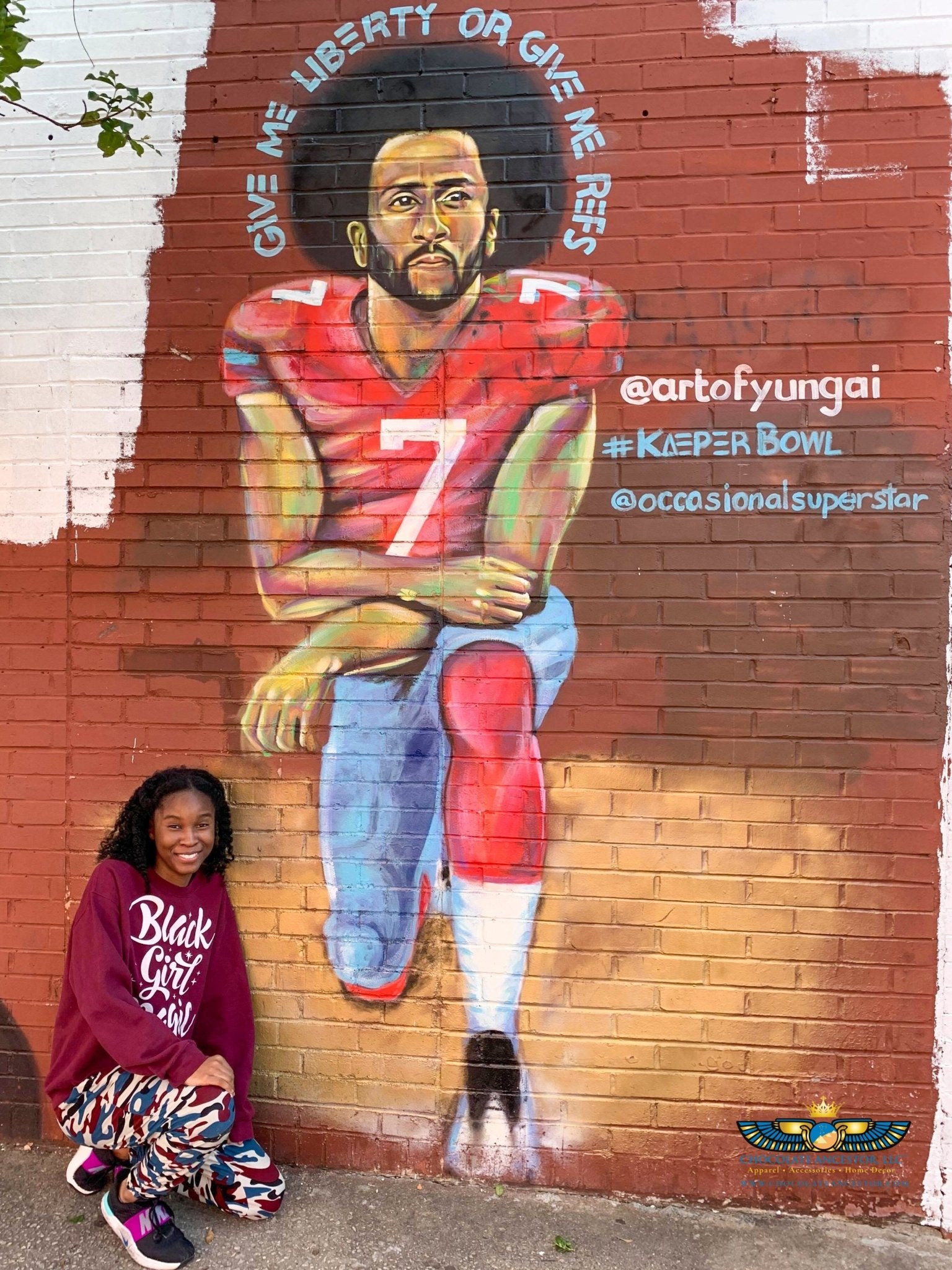 Black Girl Magic Sweatshirt - Chocolate Ancestor
