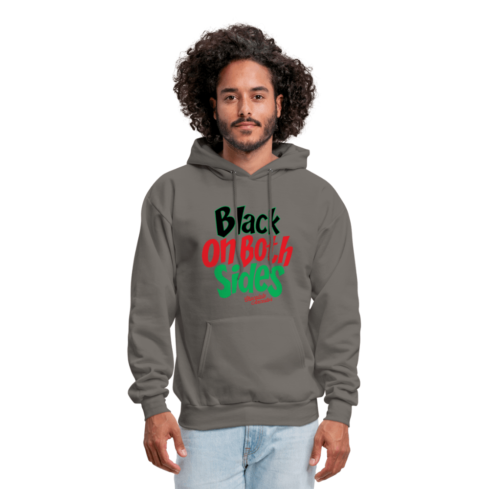 Black on Both Sides (RBG) Unisex Hoodie (Style 2) - Chocolate Ancestor