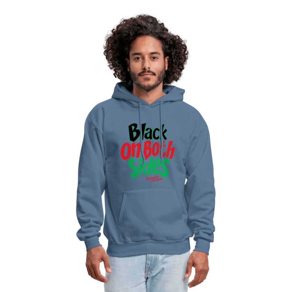 Black on Both Sides (RBG) Unisex Hoodie (Style 2) - Chocolate Ancestor