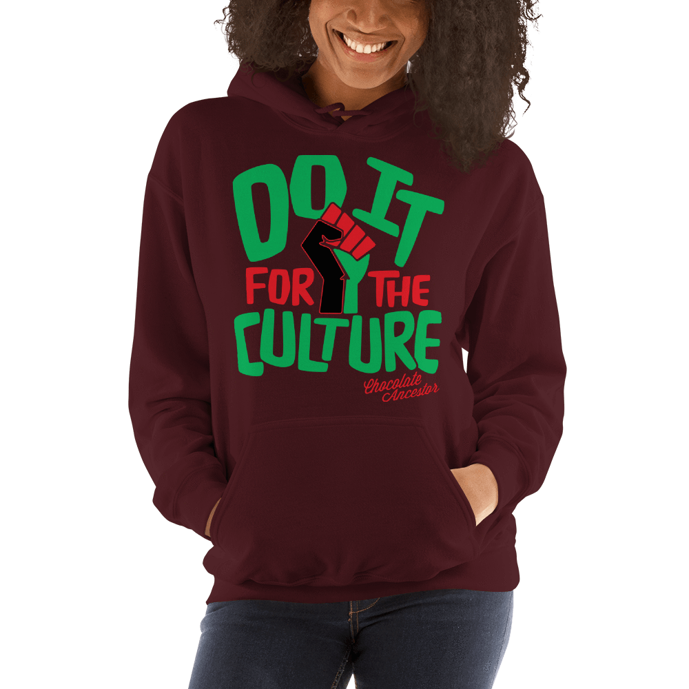 Do it for the Culture (RBG) Hooded Sweatshirt - Chocolate Ancestor