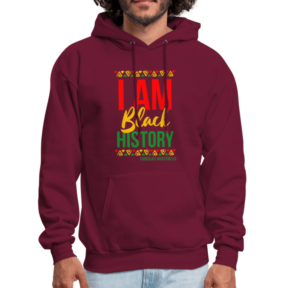 I Am Black History Unisex Hoodie (Style 2) - Chocolate Ancestor