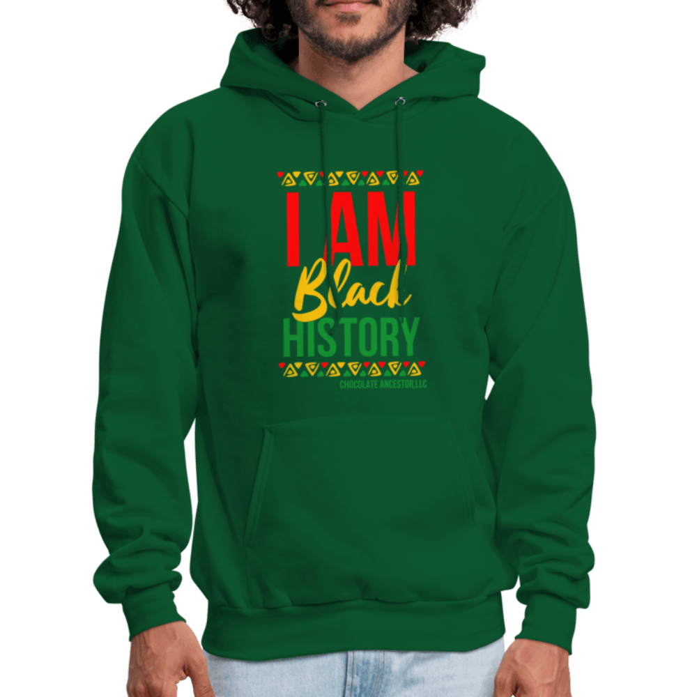 I Am Black History Unisex Hoodie (Style 2) - Chocolate Ancestor
