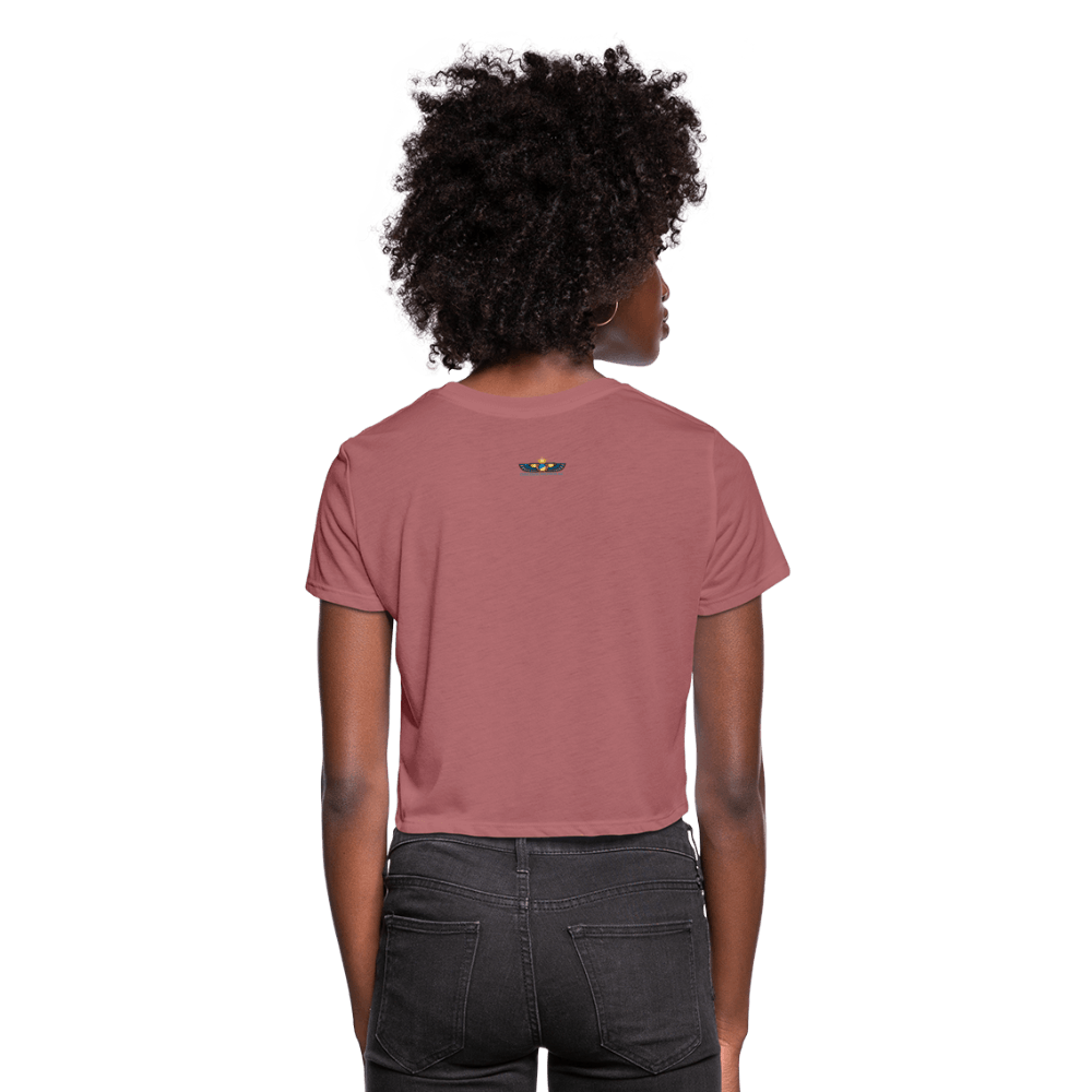 I am Black History Women's Crop Top (Style 2) - Chocolate Ancestor
