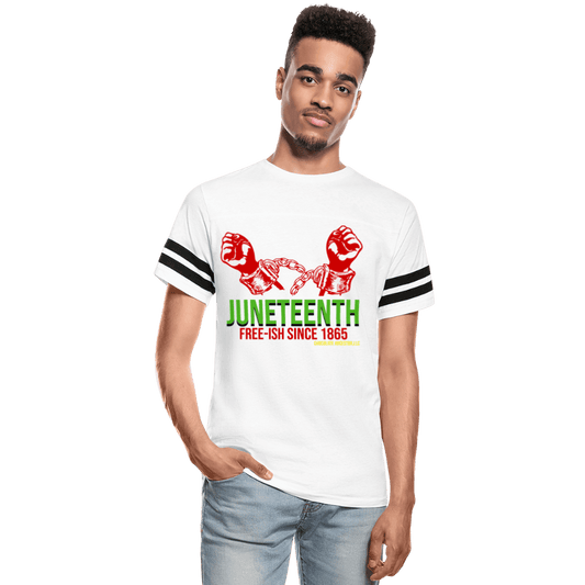 Juneteenth Free-ish Since 1865 Unisex Vintage Sport T-Shirt - Chocolate Ancestor