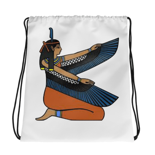Ma'at Drawstring bag - Chocolate Ancestor