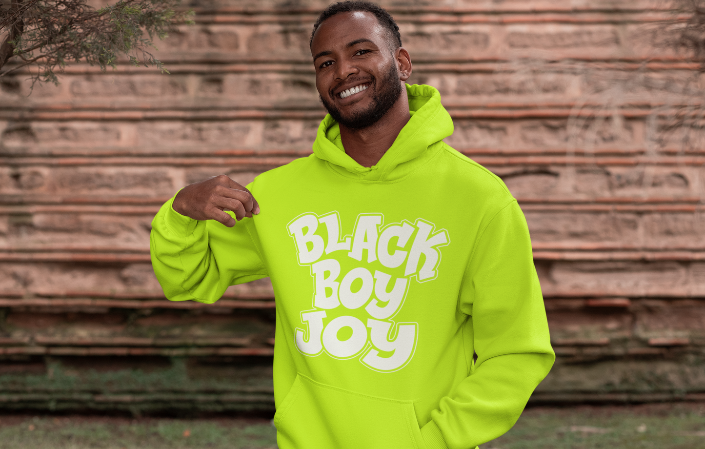 Black Boy Joy Men's Hoodie (Style 2)