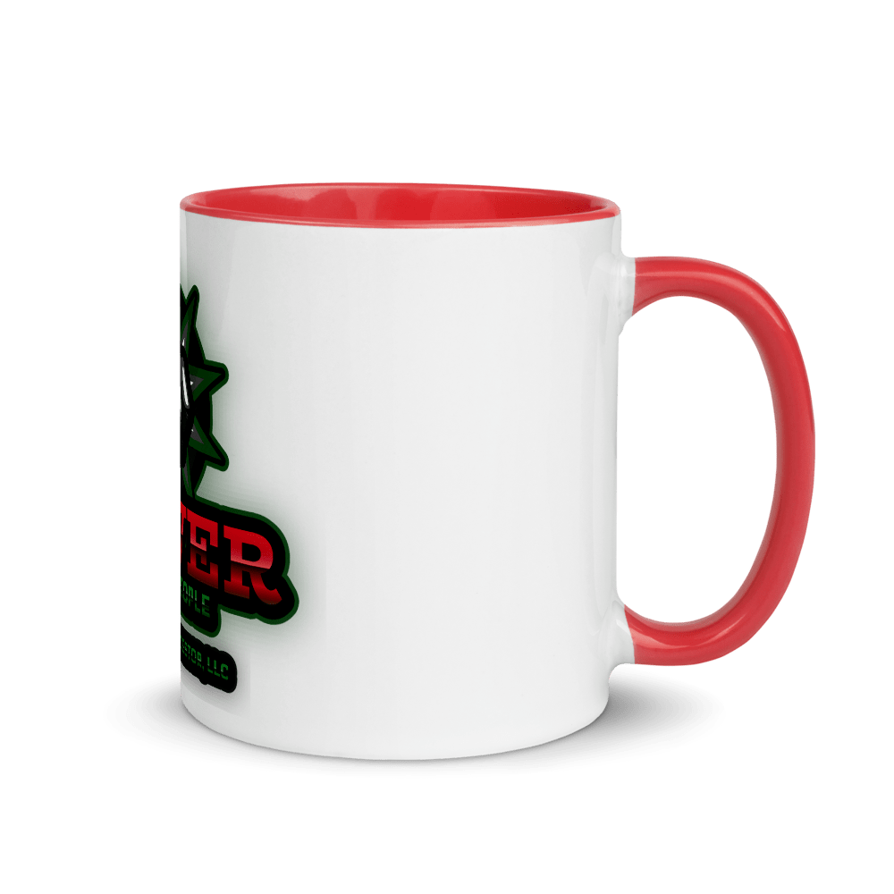 Power to the People Mug with Color Inside - Chocolate Ancestor