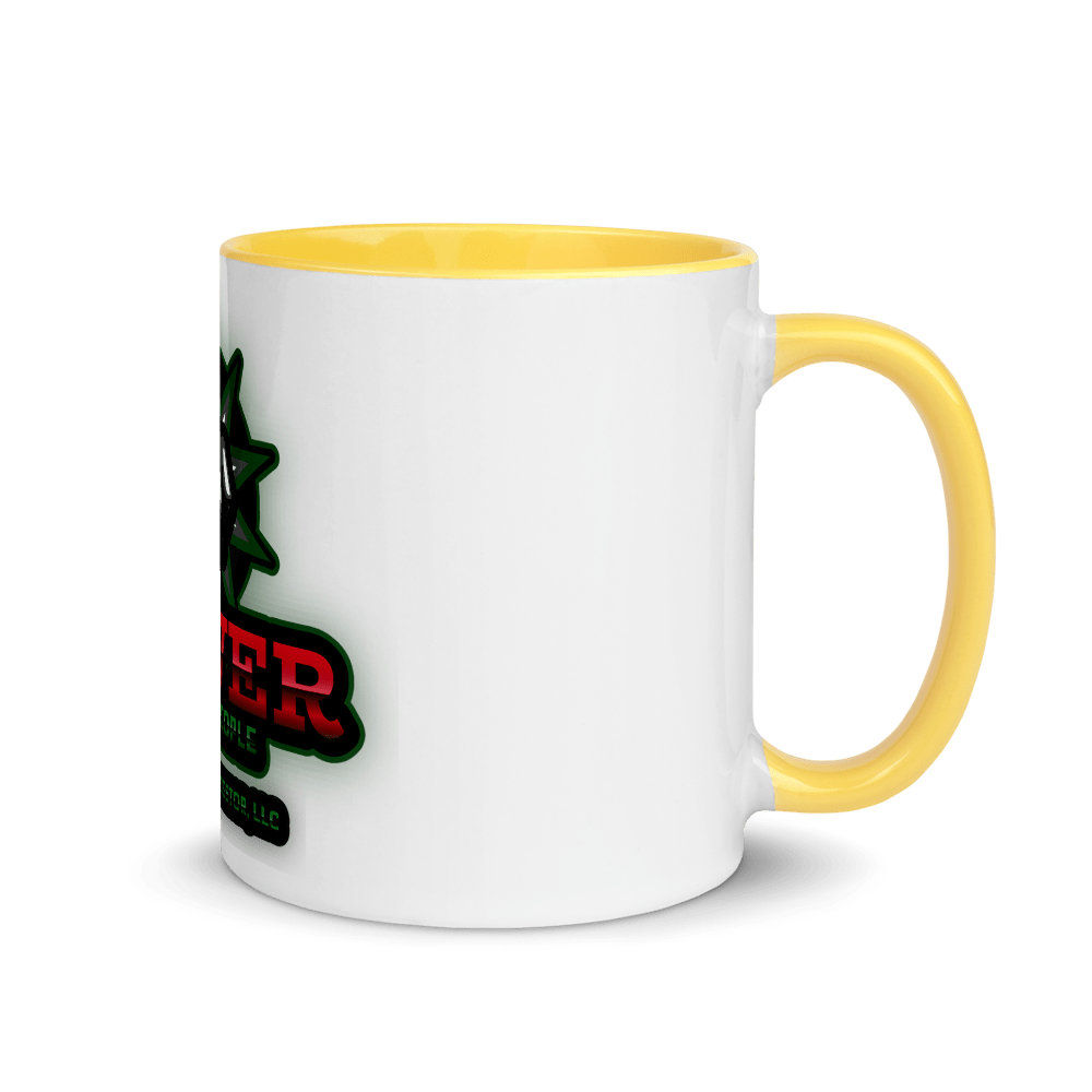 Power to the People Mug with Color Inside - Chocolate Ancestor