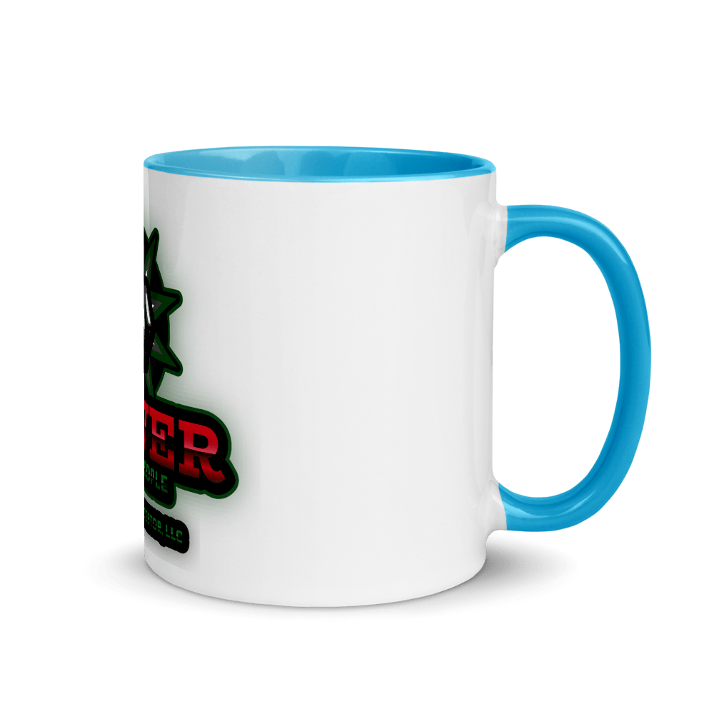 Power to the People Mug with Color Inside - Chocolate Ancestor