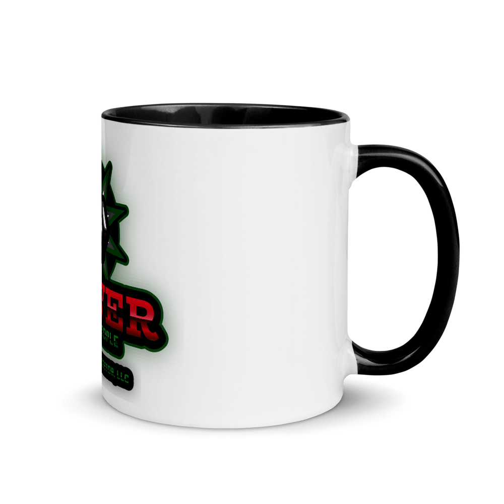 Power to the People Mug with Color Inside - Chocolate Ancestor