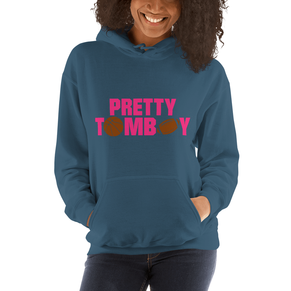 Pretty Tomboy Hooded Sweatshirt - Chocolate Ancestor
