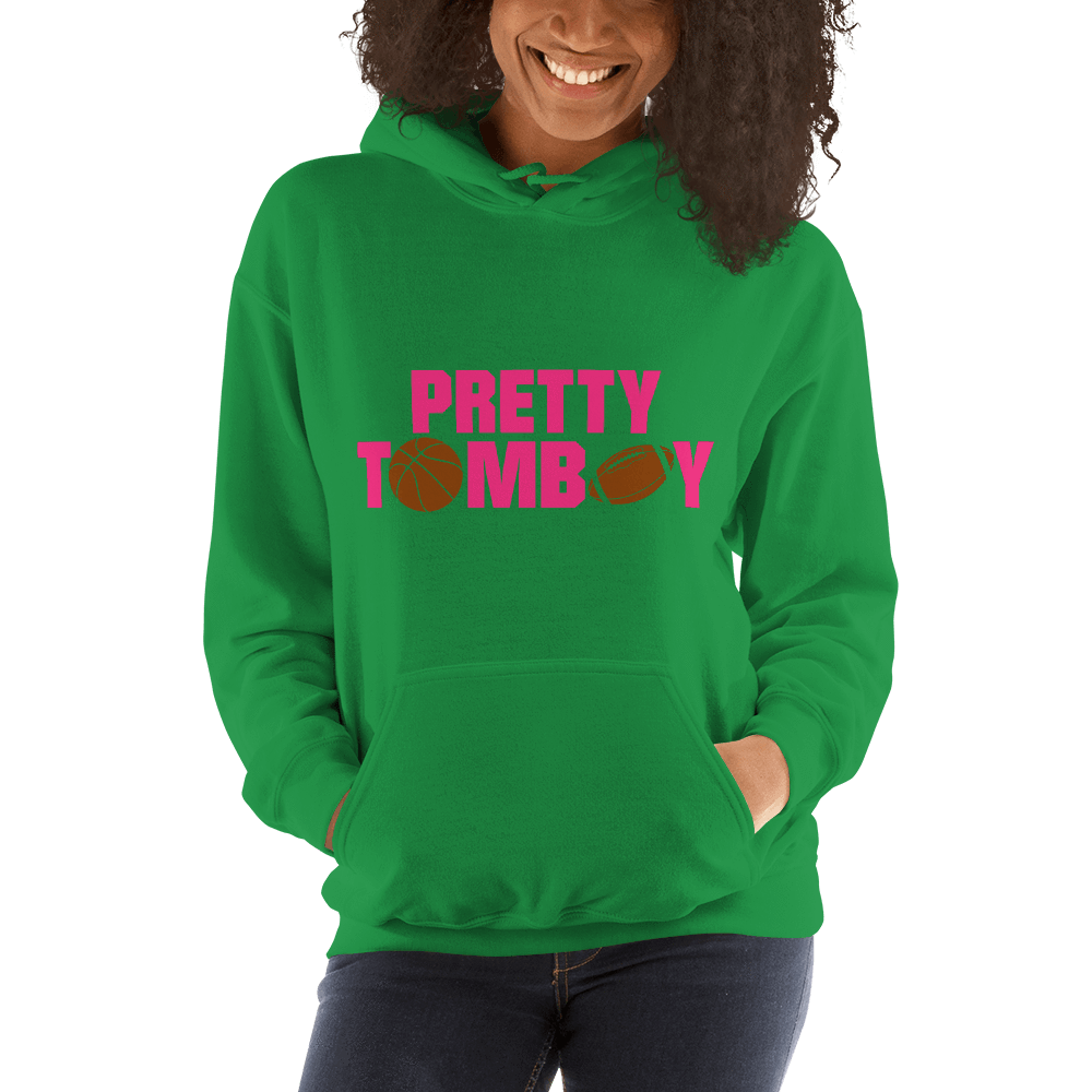 Pretty Tomboy Hooded Sweatshirt - Chocolate Ancestor