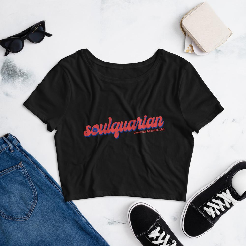 Soulquarian Women's Crop Top - Chocolate Ancestor