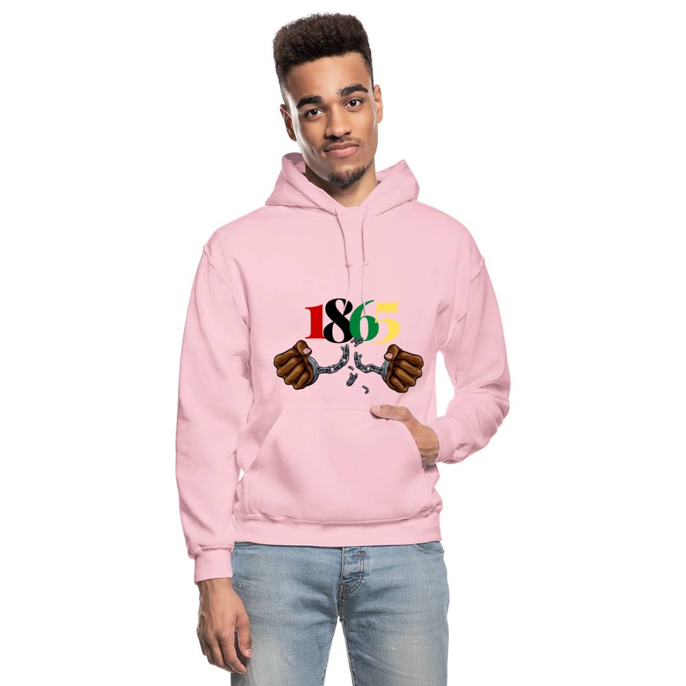 1865 Juneteenth Heavy Blend Adult Hoodie - light pink