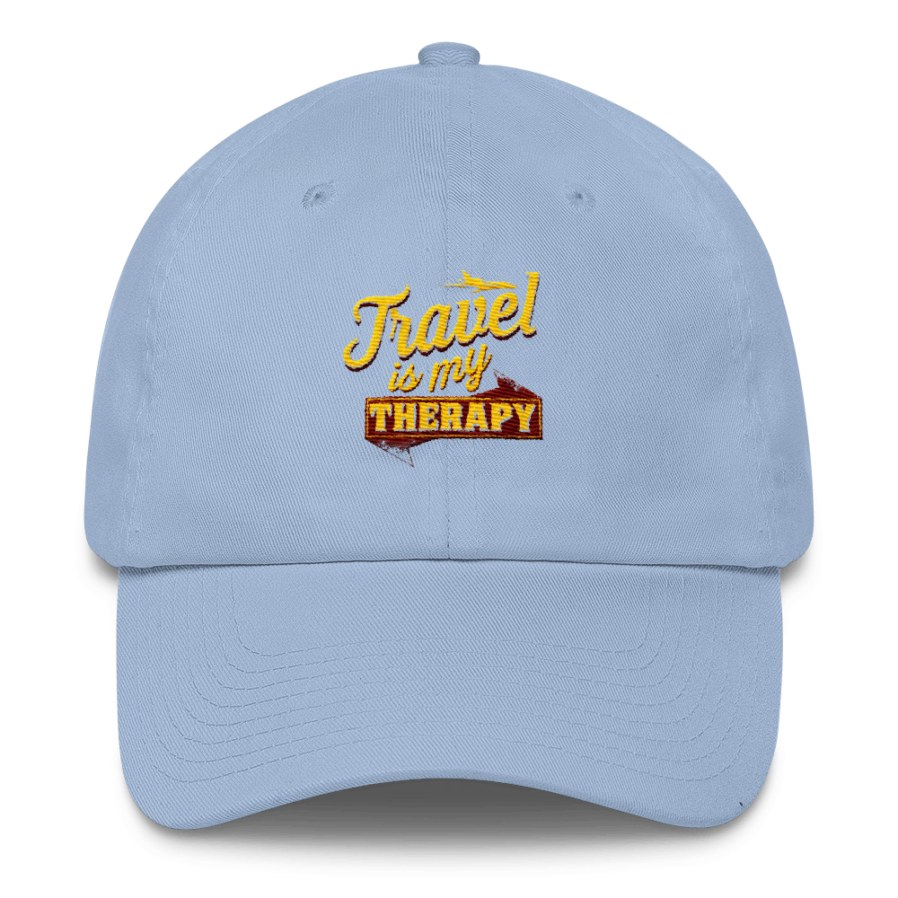 Travel is my Therapy Cotton Cap - Chocolate Ancestor