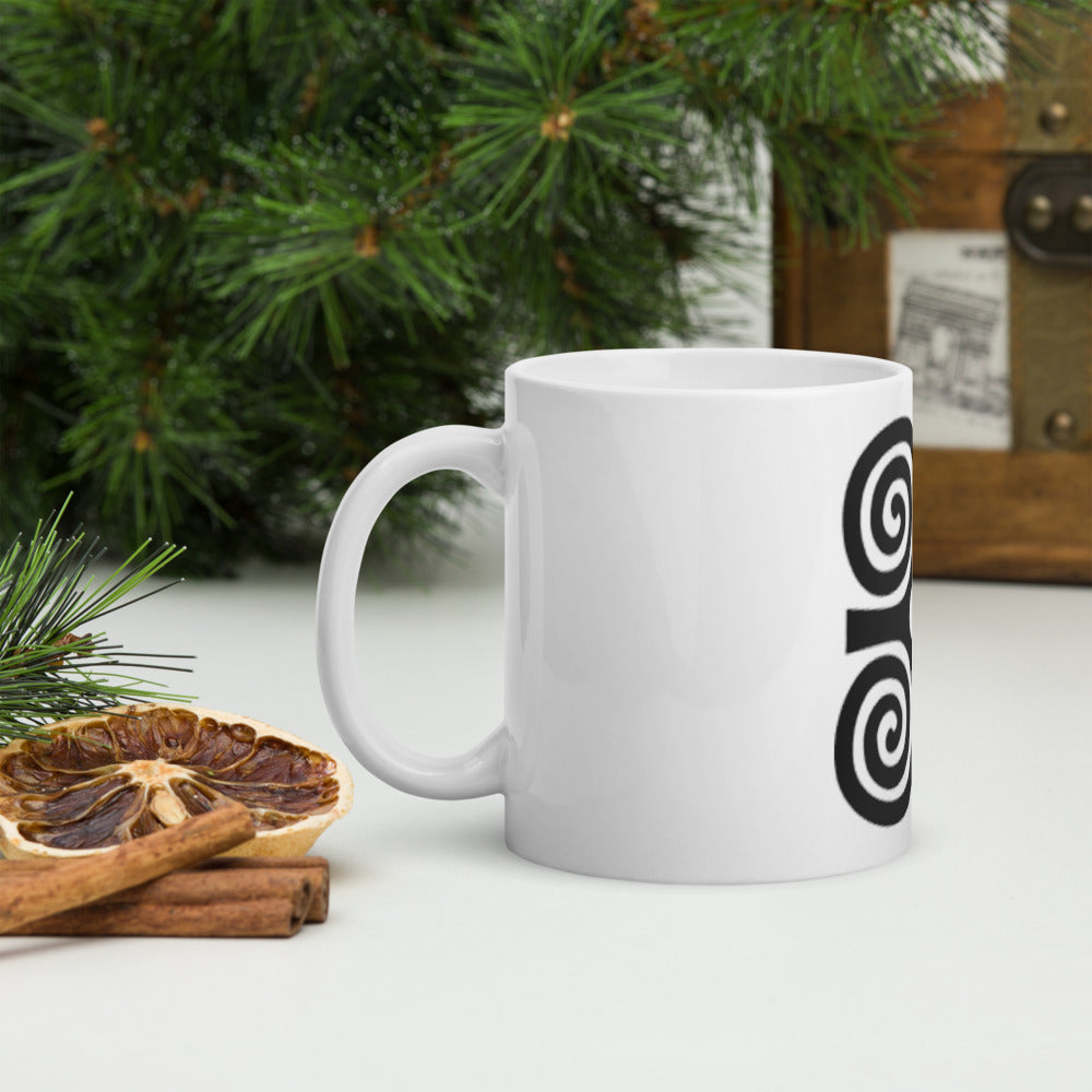 Adinkra Dwennimmen Ram's Horns Strength Symbol Mug